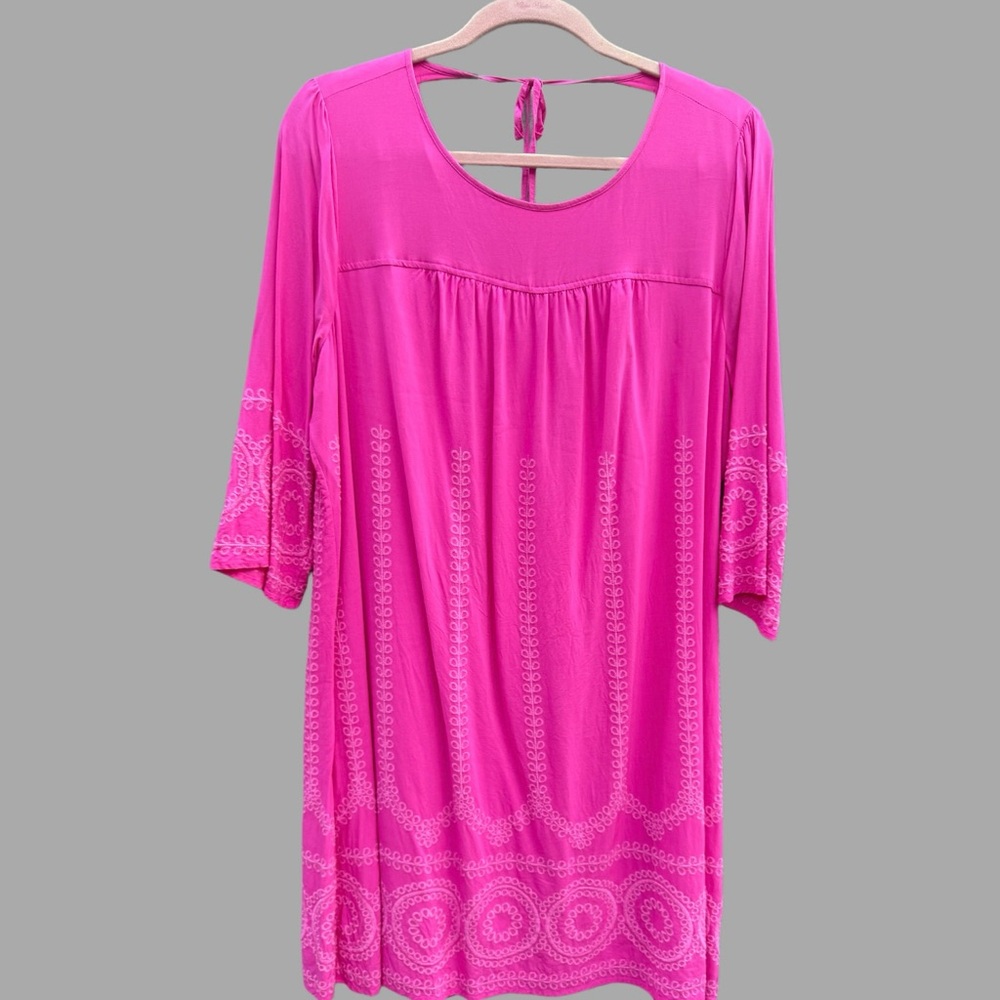 Crown & Ivy Vibrant Pink Mini Dress